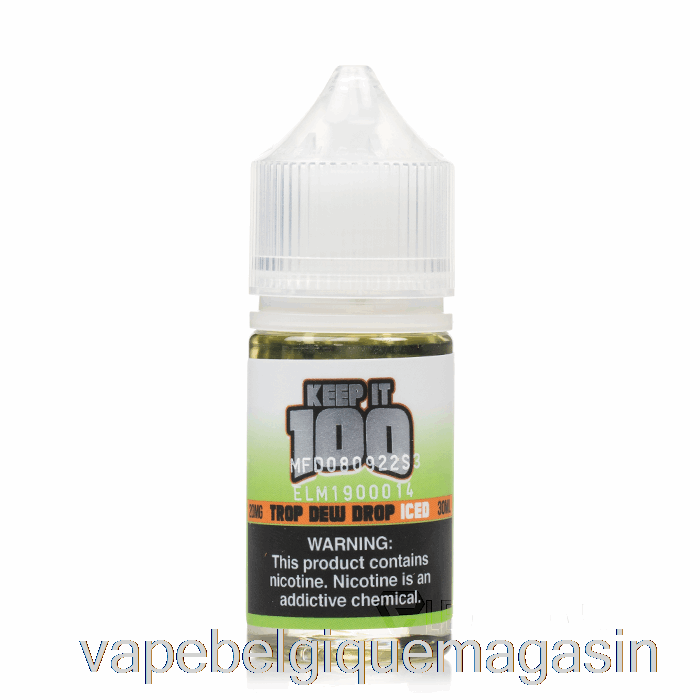 Vape Jetable Trop Glacé Goutte De Rosée - Gardez-le 100 Sels - 30ml 20mg